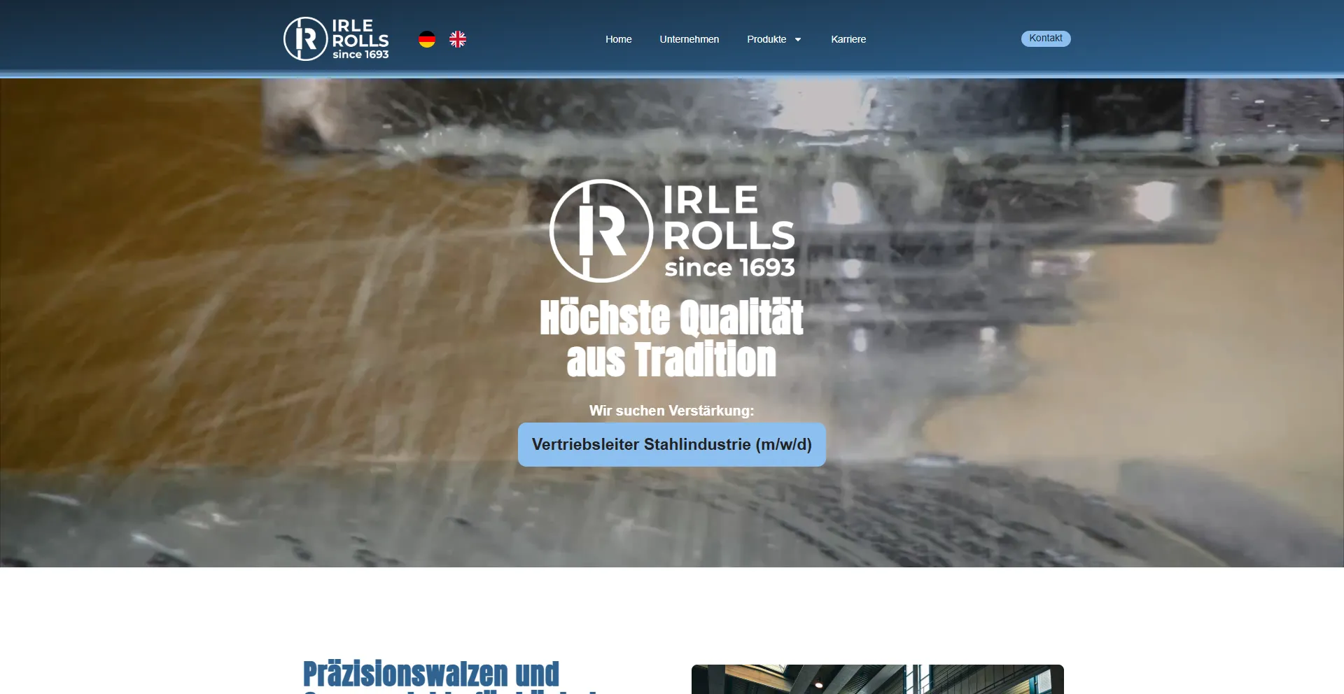 Website Irle Rolls