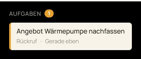 tybird: Aufgabe aus der Seitenleiste der Akte